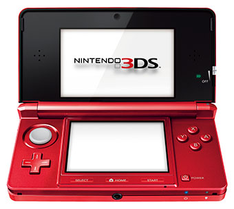 Nintendo 3DS rouge métal