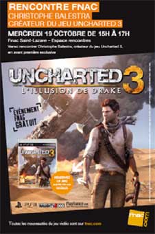 Rencontre UNCHARTED 3 : Christophe Balestra