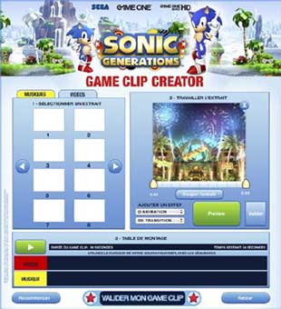 Concours Game One Sonic
