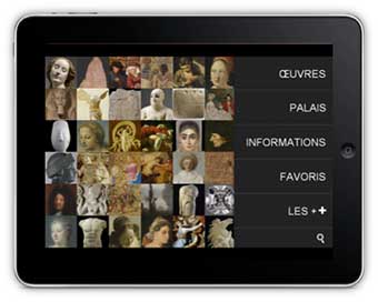 Application " Musée du Louvre " (iPad)