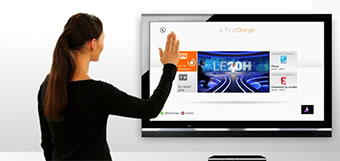 TV d'Orange sur XBOX360 avec Kinect