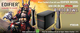 EDIFIER M3200 se plonge dans la plus sanglante des ar&egrave;nes : Blood Bowl