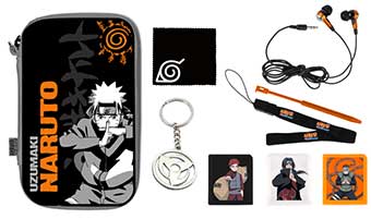 Pack d'accessoires Naruto pour Nintendo 3DS/ DSi/ DSLite