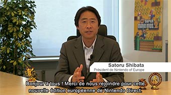 Les dernières nouveautés présentées par le président de Nintendo of Europe, Satoru Shibata