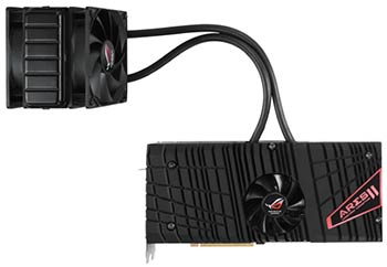Carte graphique ROG Ares II et disque SSD ROG RAIDR Express