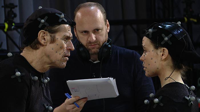 Willem Dafoe, David Cage et Ellen Page sur le tournage de Beyond: Two Souls