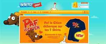Paf le Chien débarque sur tes t-shirts Paf le Chien débarque sur tes t-shirts