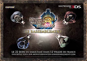 Nintendo présente l'événement Monster Hunter 3 Ultimate