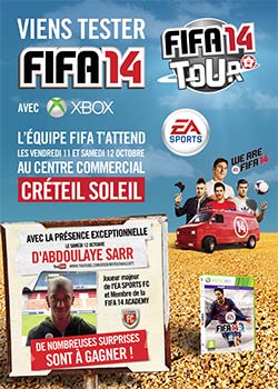 Tournée FIFA 14 à Créteil Soleil