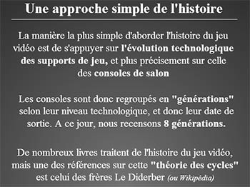 Une vue d'ensemble de l'histoire du jeu vidéo (image 1) Une vue d'ensemble de l'histoire du jeu vidéo (image 1)