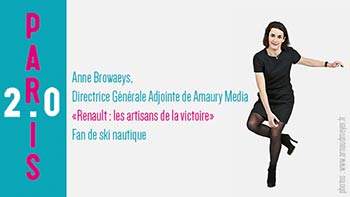 Anne Browaeys, Directrice Générale Adjointe de Amaury Media