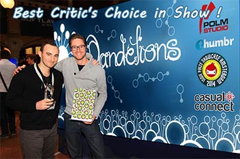 Polm Studio remporte le Grand Prix de la Casual Connect pour Dandelions