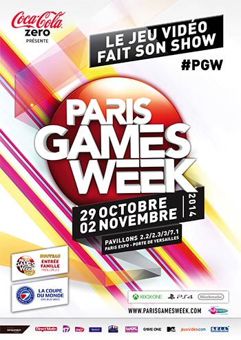Affiche de la Paris Games Week 2014