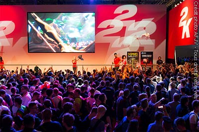 Le stand 2K à la Gamescom 2014