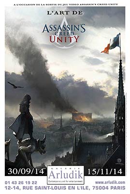 Exposition Assassin's Creed Unity chez Arludik