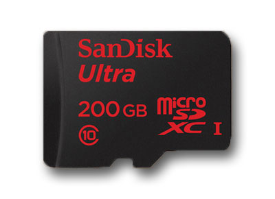 Carte microSD XC SanDisk Ultra UHS-I Premium Edition de 200 Go