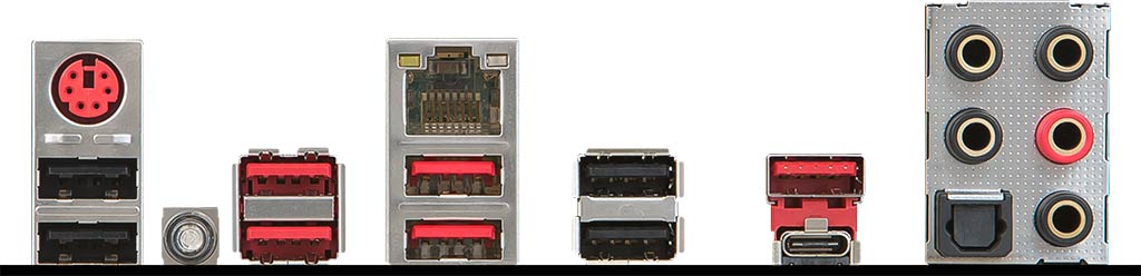 Connecteurs carte mère MSI X99A Gaming Pro Carbon