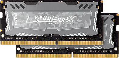 Module mémoire SODIMM Ballistix Sport LT DDR4 (détails)