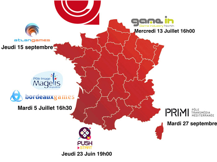 Le SNJV et les clusters régionaux annoncent le Tour de France des professionnels du Jeu Vidéo