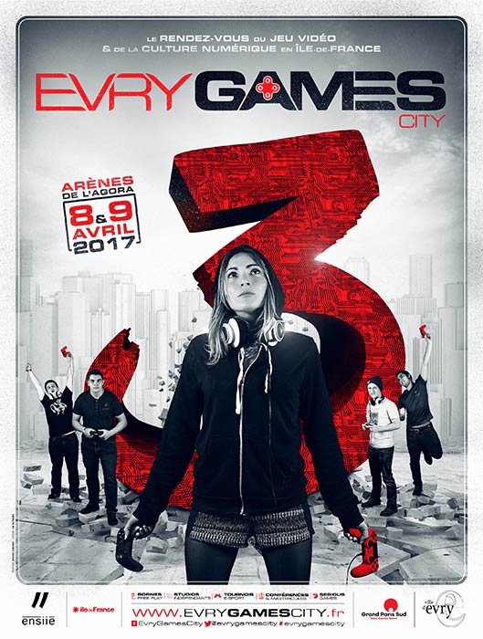 3éme édition d'Evry Games City les 8 et 9 avril 2017 - afjv - Agence Française pour le Jeu Vidéo