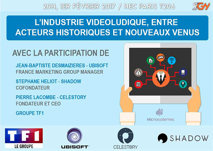 Conférence "L'industrie vidéoludique : entre acteurs historiques et nouveaux venus"