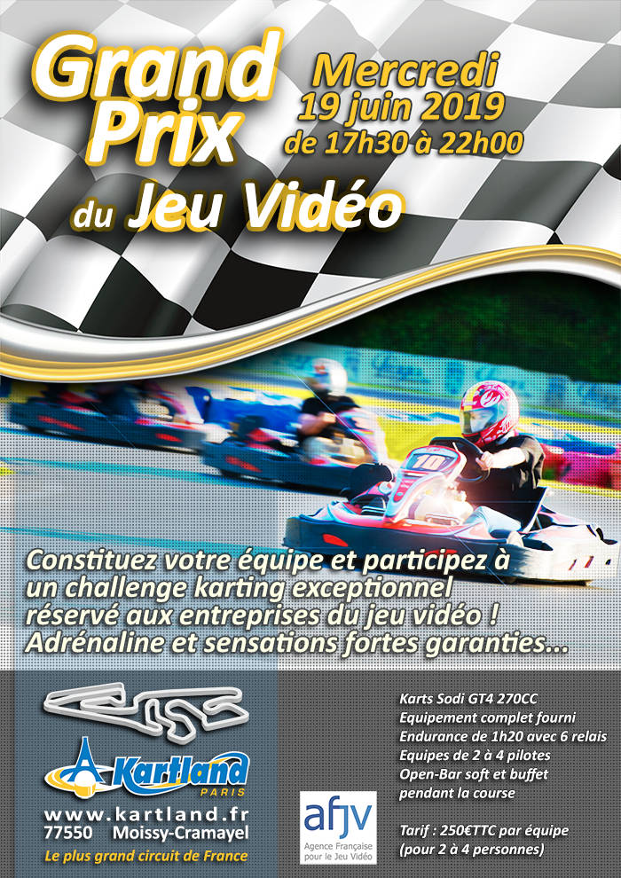 Grand Prix de Karting 2019 des professionnels du Jeu Vidéo