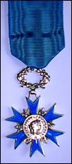 Mdaille de Chevalier de lOrdre National du Mrite